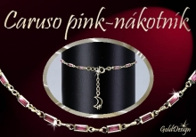 Caruso pink - nákotník zlacený